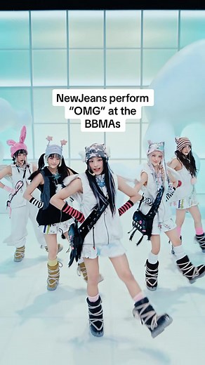 NewJeans Performance of “OMG” at BBMAs