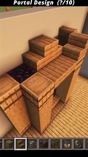 Minecraft Portal Design #minecraft #shorts
