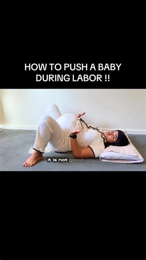 HOW TO PUSH A BABY DURING LABOR !! #pregnancy #fyp #relatable #labor #laboranddelivery | Labor Delivery | Facebook
