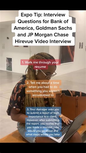 Interview Questions for Bank of America, Goldman Sachs, and JP Morgan Chase