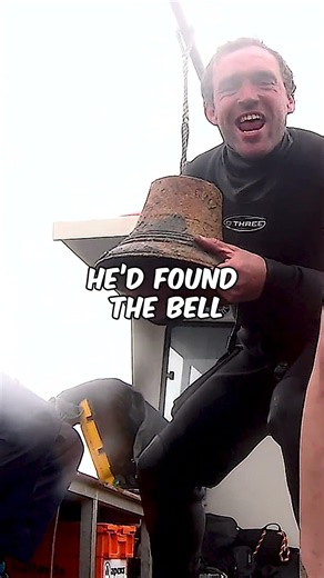 Found a Ship's Bell 106 Meters Down #diving #deepseafinds