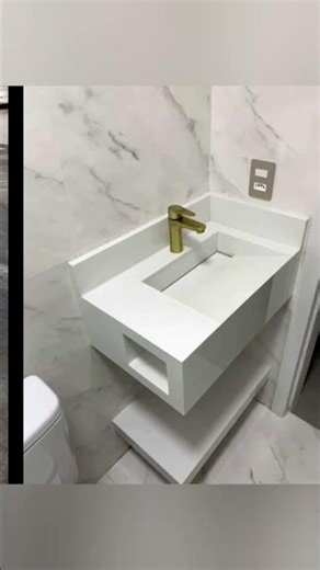 Modern Hand Made Marble Tile Washbasin Counter Design 2025 Ideas #interiordesign #interiorstudio_14