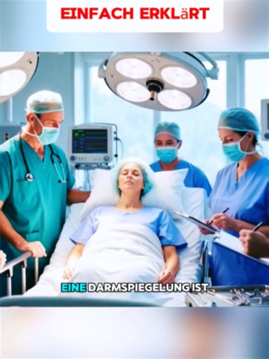 Darmspiegelung einfach erklärt #MedizinWissen #KörperVerstehen #Wissensvideo #LernenMitTikTok