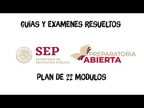 Guias y examenes resueltos Prepa abierta 22 modulos nuples (Link en descripcion)