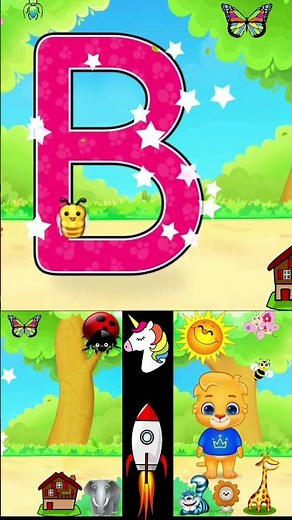 Learn ABC Phonics B for Ball #toddlers