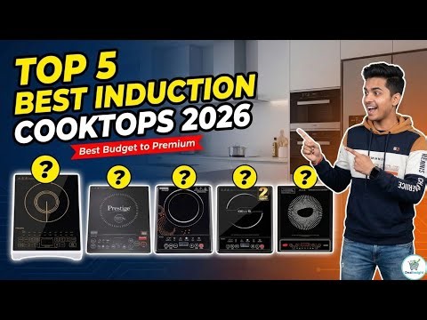 Top 5 Best Induction Cooktops in India 2026 ⚡ | Budget to Premium