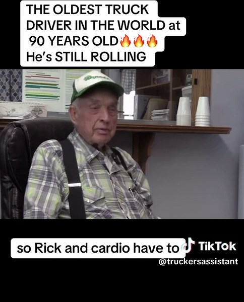 Meet the Oldest Truck Driver in the World Still Going Strong at 90 Years Old