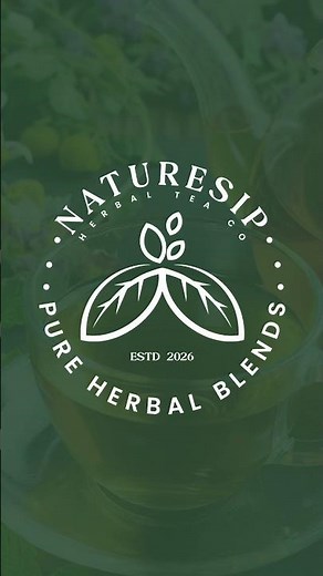 This Tea Brand Identity Looks So Fresh 🌿 NatureSip Logo