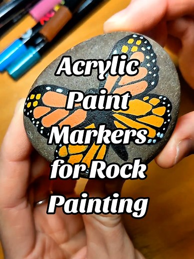 Painting Rocks with Acrylic Paint Markers: Easy Tips