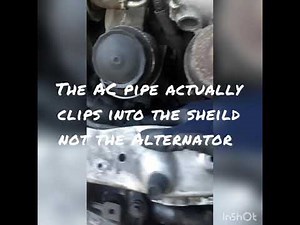 Simplest way (or not) HONDA Civic 2.2 i-CDTi 2006 - 2011 Alternator remove/replace - Clear version