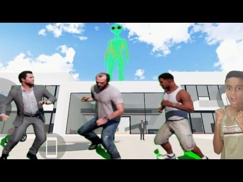 In IBS 3D City the Alien attack short film