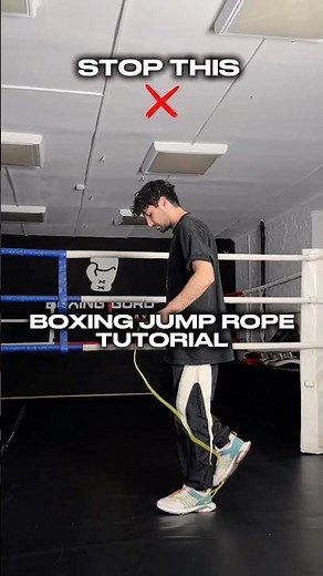 Boxing jump rope tutorial ✔️ #boxing #boxer #boxingcoach #boxingtraining #jumprope