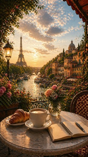 French & Italian Cafe Music ☕ Study Music for Focus & Relaxation (No Lyrics)