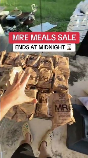 The best deal on MREs on the internet