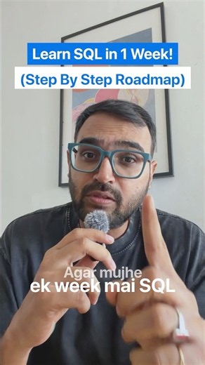 How to Learn SQL in 1 Week 2026! Complete Data Analyst Roadmap