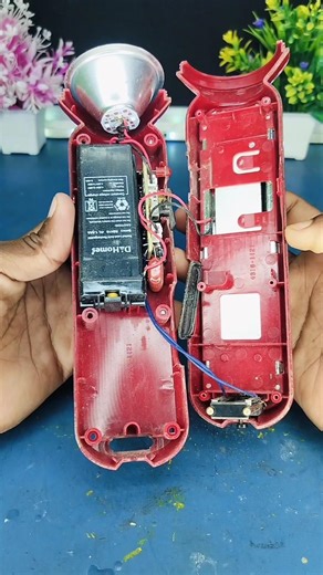 Rechargeable torch repair 😮🔥 #rechargeablelight #lightrepair