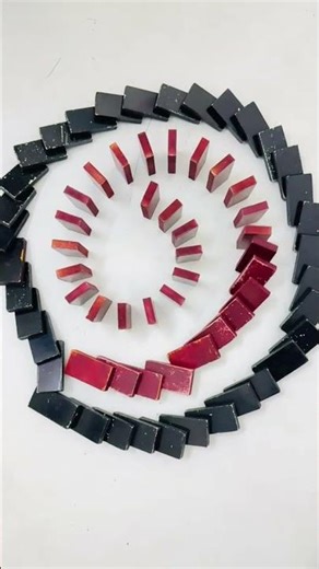 A Beautifully Timed Domino Cascade That Feels Unreal 😱🔥 #Shorts #usa