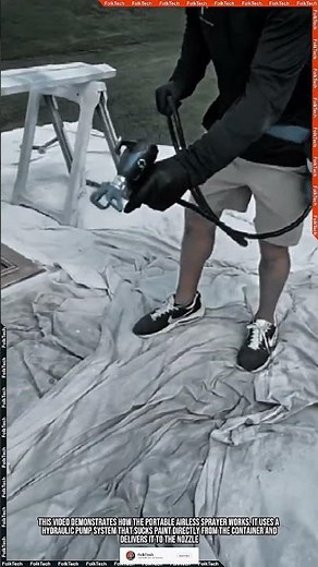 Portable Airless Sprayer Tool: High Pressure Paint Fast Innovation #tool #tools #innovation