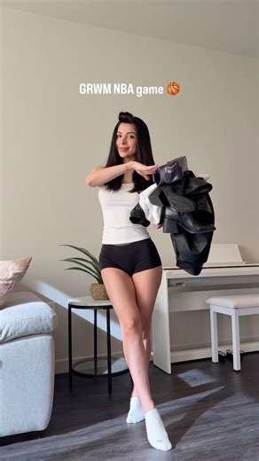 grwm NBA game 🏀 #outfit #nba #grwmoutfit #female #dressup