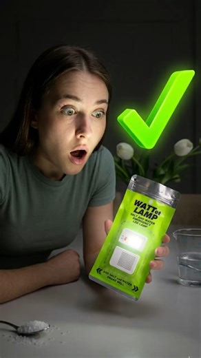 Como Funciona a Lâmpada de Água e Sal! 💡