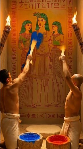 Ancient Egyptian Tomb Painting Process #history #pyramidsofegypt #ancientcivilization #pyramid