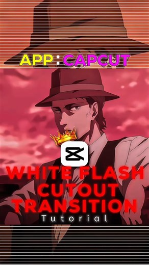 White Flash Cutout Transition Capcut Tutorial || #shorts #capcuttutorial