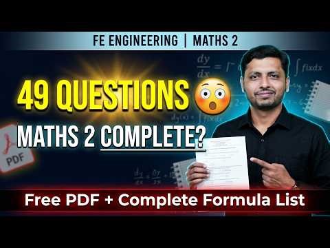 49 Questions Enough for Maths 2? 😳| RK SIR