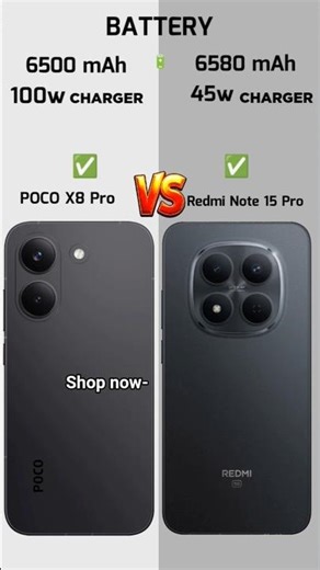 Poco X8 Pro Vs Redmi Note 15 Pro