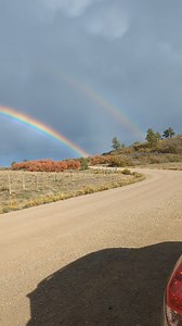 Video of a gorgeous double rainbow last night, | Regina Nelson
