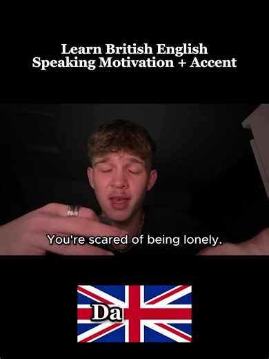 Learn British English Speaking and Accent - Day 327 - There's a difference... and it changes everything. Learn to be alone without feeling lonely. When you're comfortable in your own company, you stop choosing people out of fear and start choosing them with purpose. - #englishlearning #motivation #englishteacher #britishaccent #englishspeaking #learningenglishdaily #english