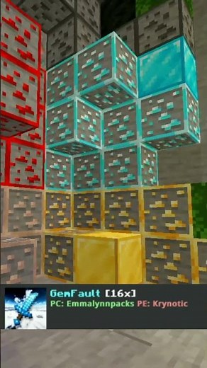 One Of The Best 16x Texture Pack [GemFault 16x] For MCPE 1.19