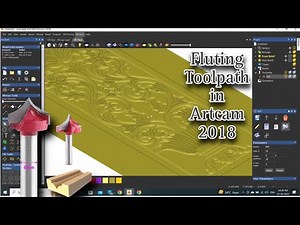 Fluting Toolpath in Artcam 2018