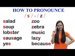 How to Pronounce S - Z sounds | English Pronunciation | Consonant | IPA