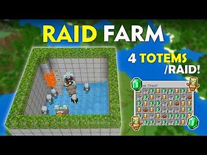 Best Auto Raid Farm for Minecraft 1.21 Bedrock – Full Tutorial!