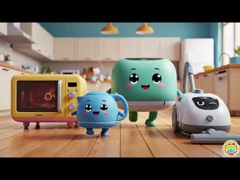 50 Gadgets Names Song for Kids 📱🖥️🎧 | Technology Learning Fun