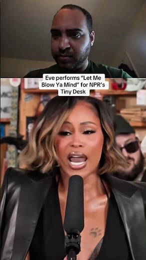 Eve performs “Let Me Blow Ya Mind” for NPR’s Tiny Desk #eve #ruffryders #smd #newyork #phila