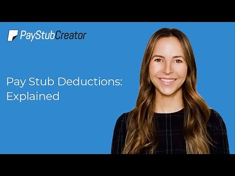 Pay Stub Deductions: Explained