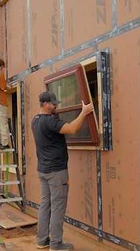Step 3: INSTALL the window! #builders #windowinstallation #howtobuild #homeimprovement