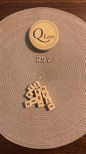 Like the way this one turned out! #qless #qlessgame #wordgame #dicegame #brainteaser #wordpuzzle #crossword #solitaire #game | Q-Less Game | Facebook