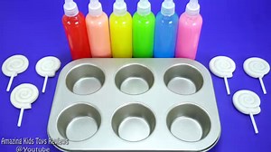 Learn Color for Kids with Surprise Eggs, Popsicles and Colorful Water in Bottles | Play-Doh Videos