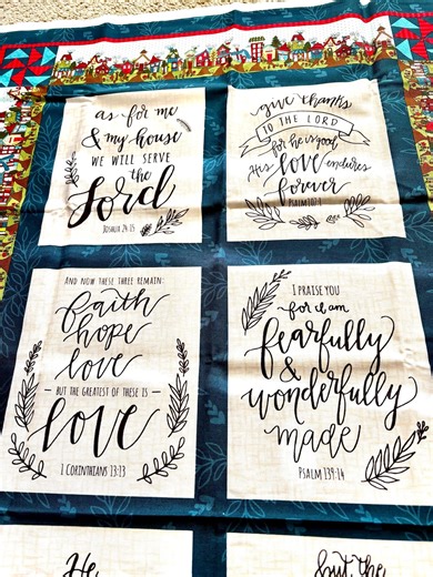 Covered in Truth - Henry Glass & Co Fabrics #8888P - 43"long X 23.5"wide - Quilt / Sew - Etsy