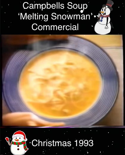 Campbell’s Soup ‘Melting Snowman’ Commercial Christmas 1993 ❤️🎄 | Old Fashioned Christmas