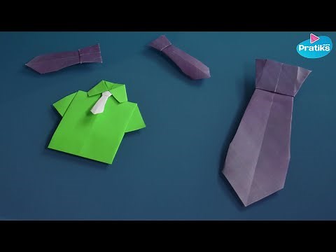 Origami - Comment faire une cravate en papier
