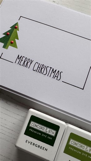 Uniko’s Top 25 of 2025 It’s FLIPPIN’ awesome to see the Stencil Ink & Flip Christmas Tree Pattern coming in at number 6 This stencil has so many creative possibilities and I’ve had this quick clean and simple idea in my head for a while. I created this card in under 13 minutes. I didn’t even have to flip the stencil as I was only inking up the one tree in Parsley and Evergreen. I used one of my go to sentiments from Christmas Sentiments and a fine liner to create the frame. And I finished off wi