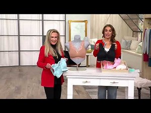 Breezies Touch of Lace Seamless Wirefree Contour Bra on QVC