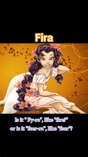 Finally making this video. I want to know how to pronounce one of the main characters' names in the Disney Fairies franchise. #disneyfairies #pixiehollow #fira #tinkerbell #fairy