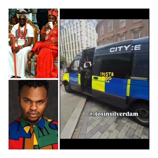 Video of music legend 2Face being arrested in the UK emerges after heated altercation with his wife, Honorable Natasha 📹: @_tosinsilverdam | Instablog9ja
