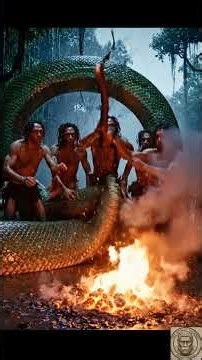 Life Millions of Years Ago | How Primitive Humans Survived Deadly Anaconda Snakes #stoneage