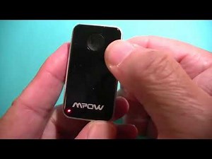 Mpow Bluetooth レシーバー オーディオ 無線 受信機 2台同時接続可能 10時間連続再生 3.5mmステレオ出力 内蔵マイク