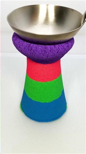 Very Satisfying and Relaxing, Kinetic Sand ASMR, Drop and squish